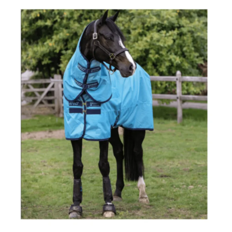 Horseware Amigo Hero Ripstop Plus 100g Turnout Rug - Delphinium Blue